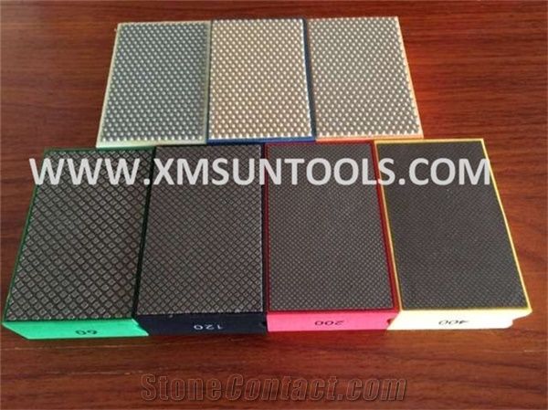 Hand Pads/Hand Polshing Pads/Stone Polishing Tools/Diamond Polishing Abrasives/Electroplated Hand Pads/Resin Hand Pads