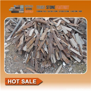 Brown Quaertzite Wall, Yellow Quartzite Pool Edge, Desert Quartzite Stone Retaining Wall Brown Quaertzite Wall, Yellow Quartzite Pool Edge, Desert Quartzite Stone Retaining Wall