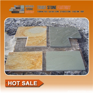 Desert Quartzite Doughboy Pools, Beige Quartzite Pavers, Grey Quartzite Travertine Pavers