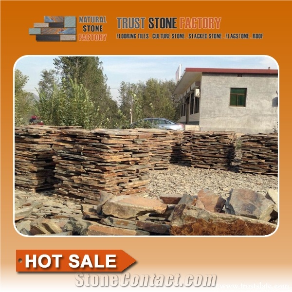 Desert Quartzite Garden Design, Beige Quartzite Stone Panels, Sunshine Quartzite Paver Stones