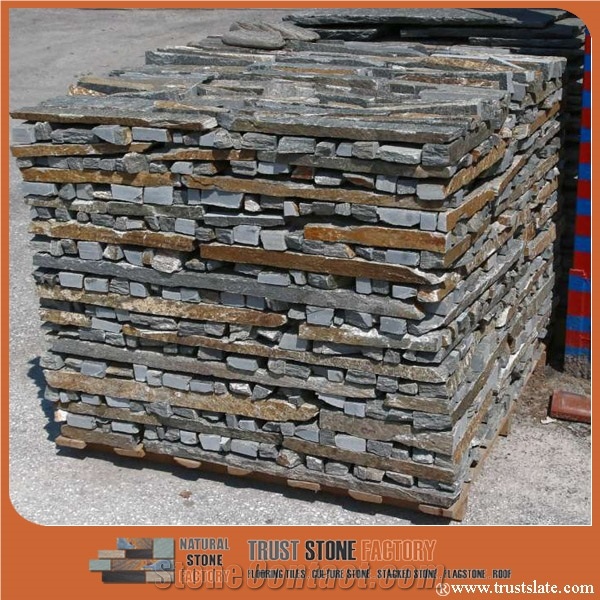 Grey Quartzite Landscape Edging, Rust Quartzite Landscaping Flagstone, Himalaya Quartzite Landscape Paving
