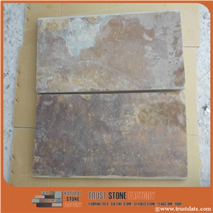 Quartzite Stone Patio Pavers Tiles, Quartzite Terrace Floors Tiles, Quartzite Courtyard Pavers Tiles