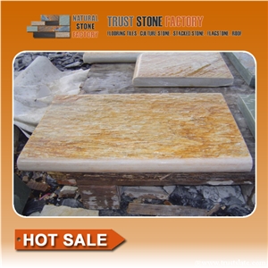 Quartzite Stone Patio Pavers Tiles, Quartzite Terrace Floors Tiles, Quartzite Courtyard Pavers Tiles