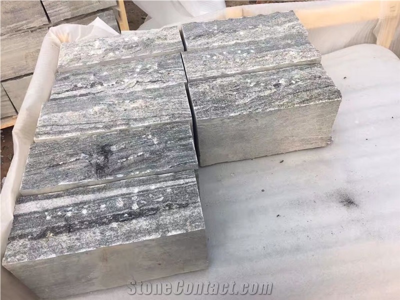 Black Granite Mushroom, Multicolor Grey Granite Wall Tiles, Mushroom Wall Tiles