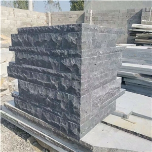 China Grey Limestone Antique Walling Stone,Tumbled Wall Paving