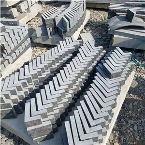 China Grey Limestone Antique Walling Stone,Tumbled Wall Paving