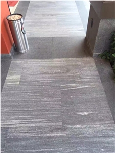 G302 Cloudy Grey Wooden Vein Granite Flooring,Wood Grain Granite