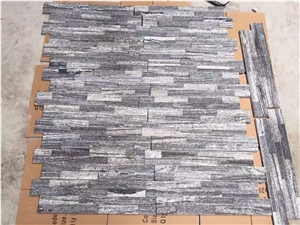 G302 Granite Culture Stone, Build Wall Tiles, Split Surface Nero Santiago Granite