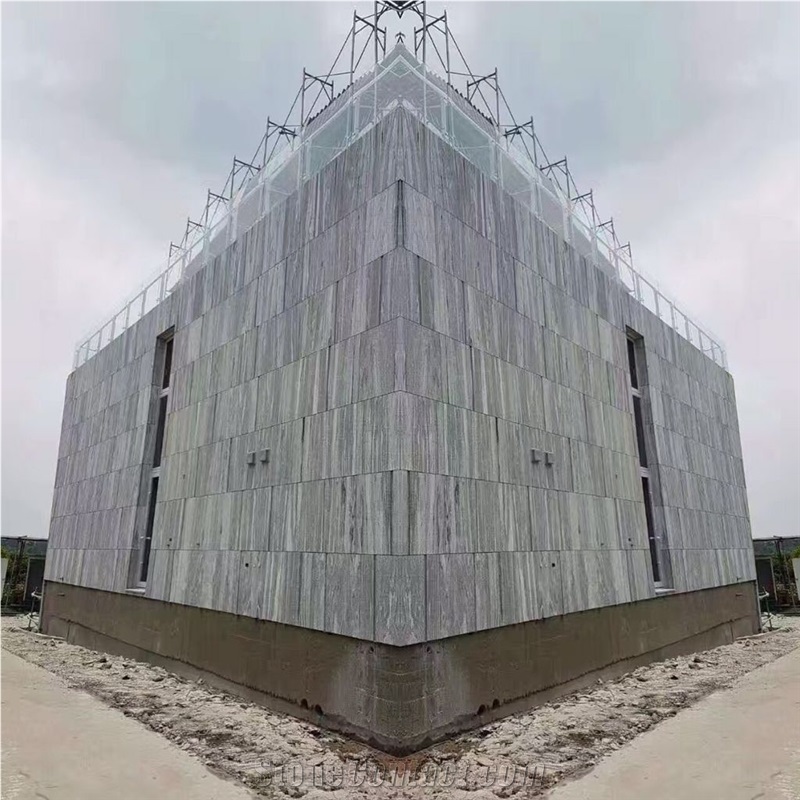 G302 Granite Culture Stone, Build Wall Tiles, Split Surface Nero Santiago Granite