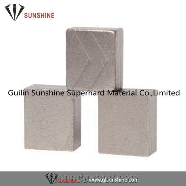 Diamond Segments for Marble Block Cutting
