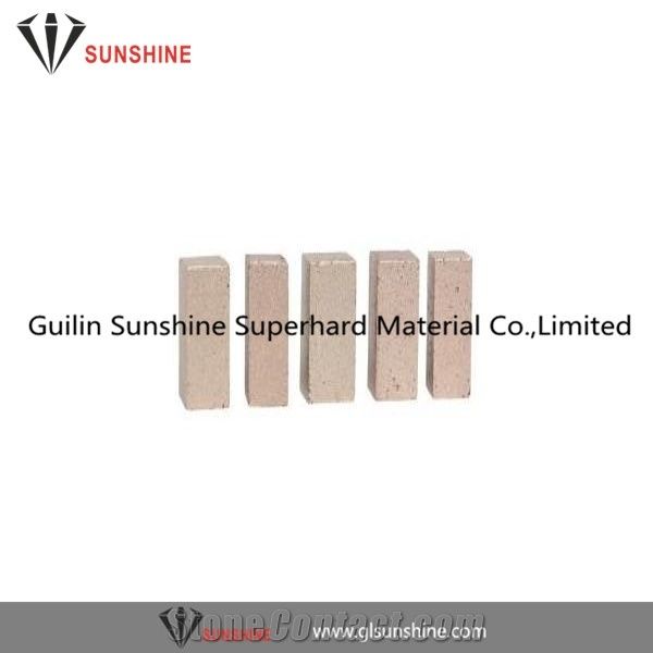 Diamond Segments for Marble Block Cutting