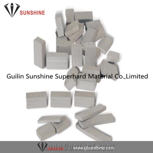 Diamond Segments for Marble Block Cutting
