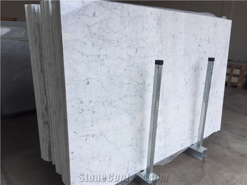 Bianco Carrara Gioia Marble Slabs, Italy White Marble