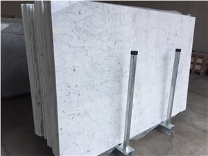 Bianco Carrara Gioia Marble Slabs, Italy White Marble