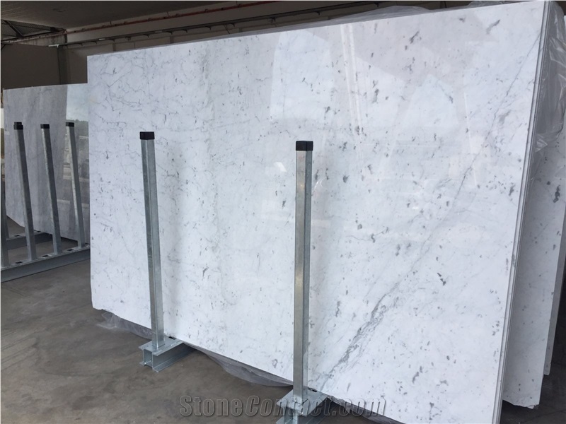 Bianco Carrara Gioia Marble Slabs, Italy White Marble
