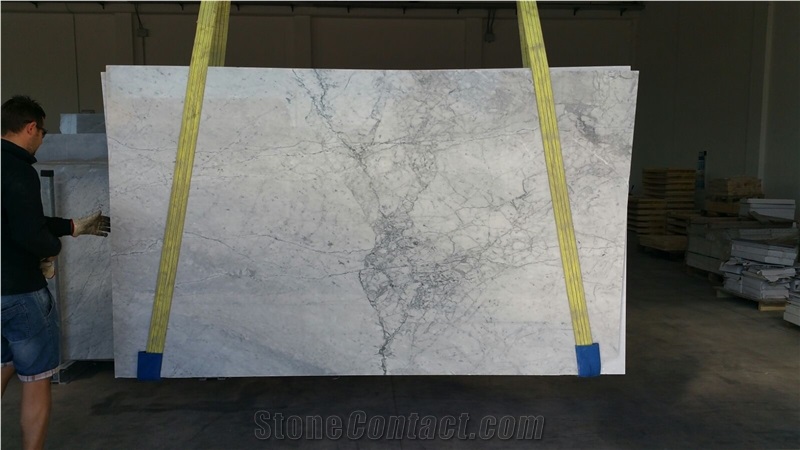 White / Bianco Carrara Cd Marble, Italy White Marble Slabs