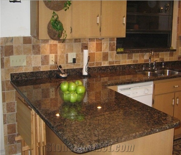 Baltic Brown Granite Kitchen Countertops