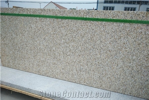 China Laizhou-Rust Yellow Granite Slabs & Tiles, China Beige Granite