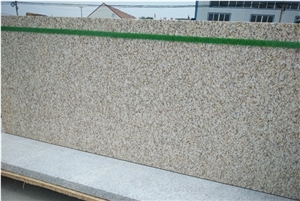 China Laizhou-Rust Yellow Granite Slabs & Tiles, China Beige Granite