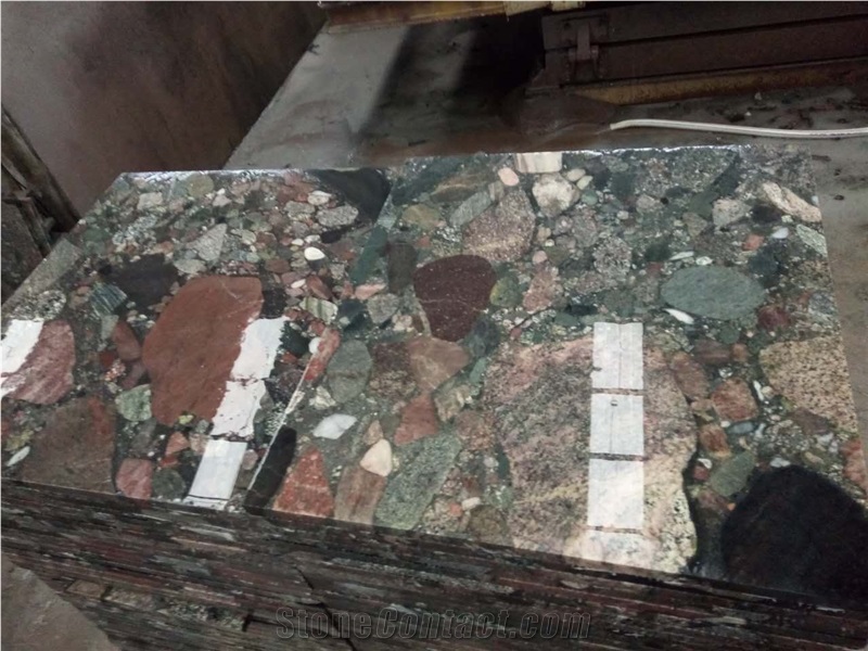 China Multi-Color Granite-Color Pearl Polished Stairs & Steps