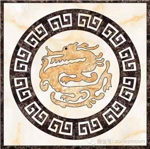 Marble Water-Jet Medallion