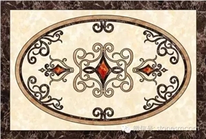 Marble Water-Jet Medallion