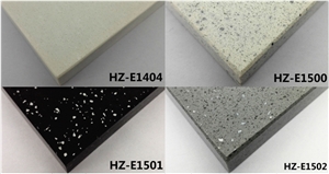 Beautiful Multicolor Solid Surface Engineered Quartz Tiles