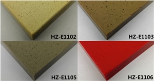High Quality Multicolor Solid Surface Quartz Tiles