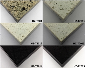 High Quality Multicolor Solid Surface Quartz Tiles