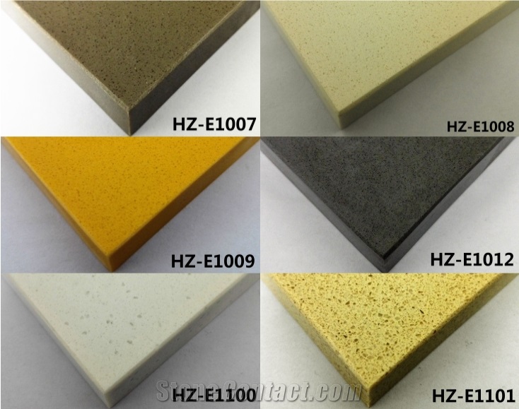 Wonderful Multicolor Solid Surface Quartz Tiles
