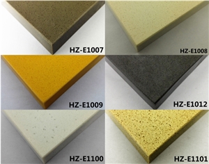 Wonderful Multicolor Solid Surface Quartz Tiles