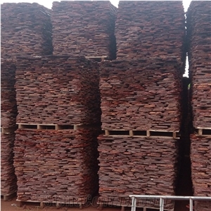 Red Volcanic Basalt Slabs & Tiles