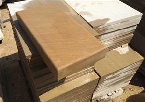 Yellow/Beige Sandstone Steps,Sandstone Stair Riser