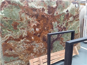 Medium Green Onyx Tiles & Slabs, Polished Onyx Flooring Tiles, Walling Tiles