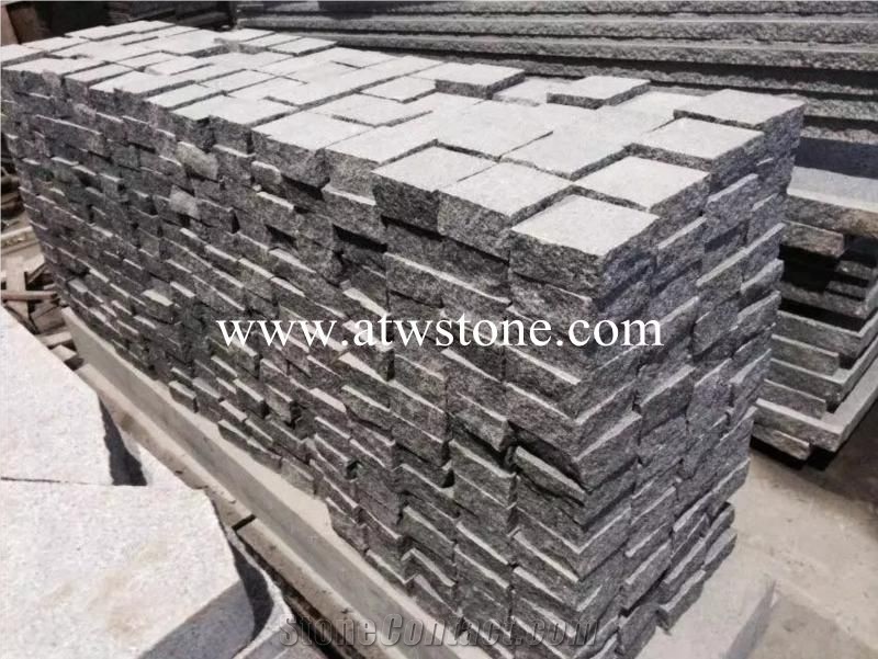 Dark Grey Granite G654 Cobble Stones & Cube Stone & Paver