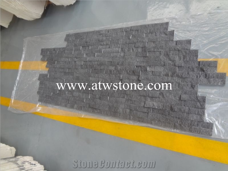 G684 Cultured Stone, Black Basalt Culture Stone