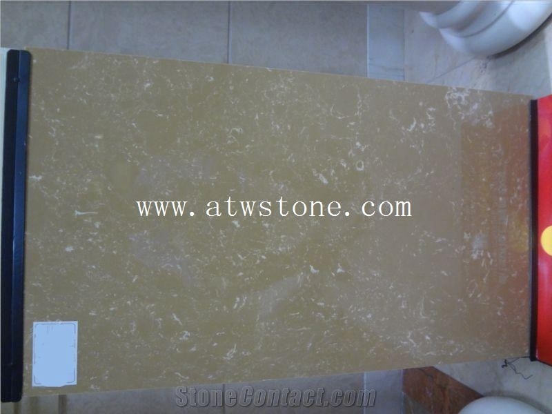 Light Emeperador Artificial Marble Slabs