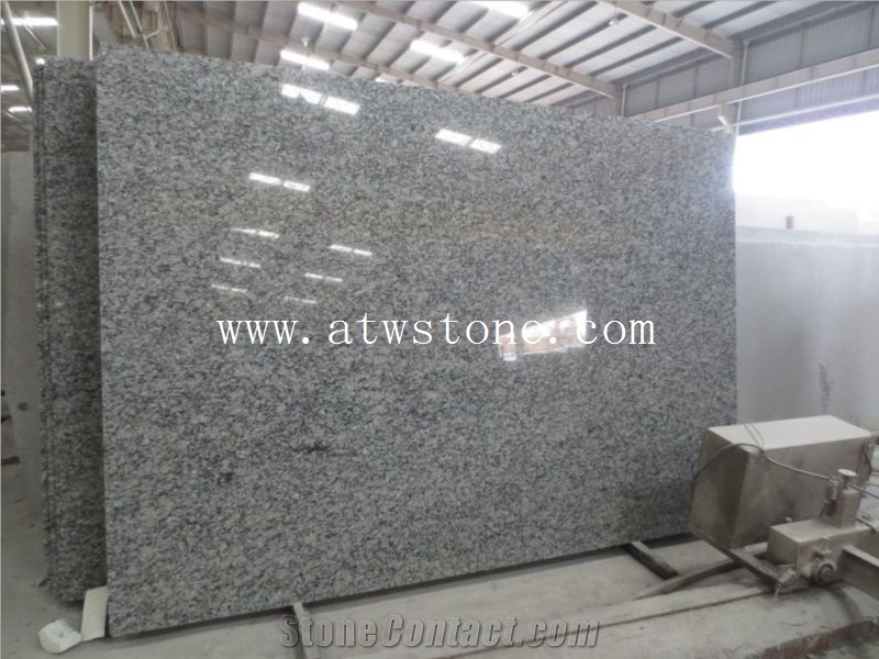 Platinum Pearl Granite Slabs, Wave White Granite Slabs, Wave Flower Granite Slabs, China Big Granite Slabs