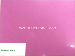Pure Rosy Quartz Stone Slabs