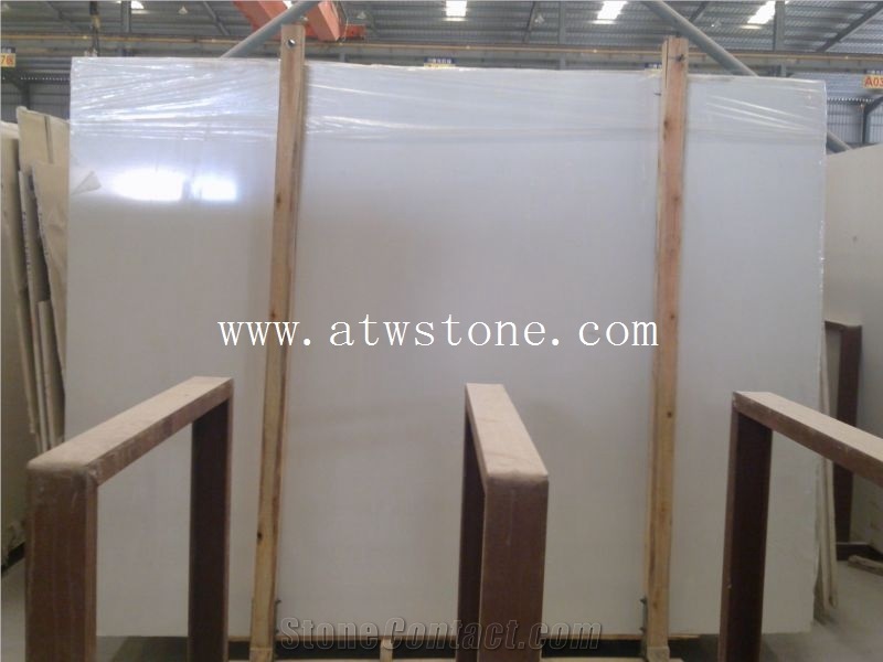 Pure White Artificial Marble Slabs