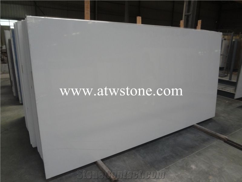 Pure White Quartz Stone Slabs, White Quartz, White Stone Pure White Quartz Stone Slabs, White Quartz, White Stone
