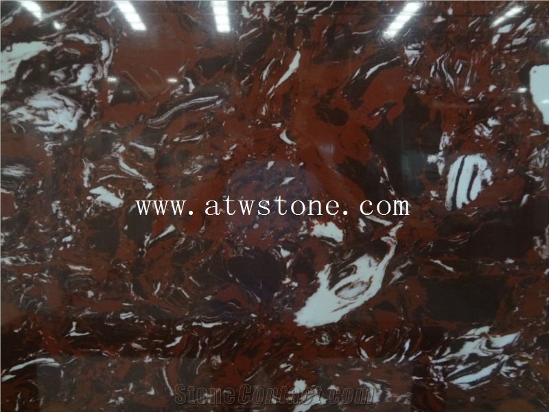 Rossa Velanto Artificial Marble Slabs