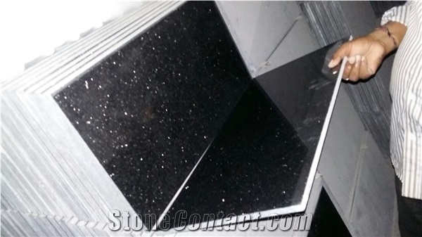 Black Galaxy Granite Tile