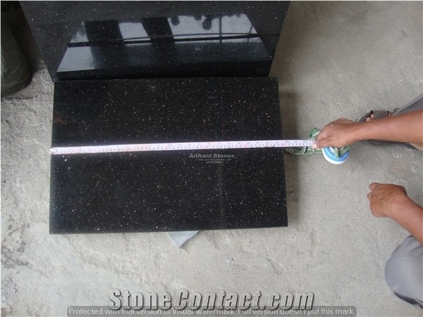 Black Galaxy Granite Tile