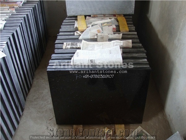 Black Galaxy Granite Tile