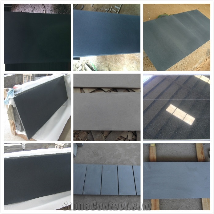 Black Basalt, Hainan Black Lava Stone Slabs & Tiles