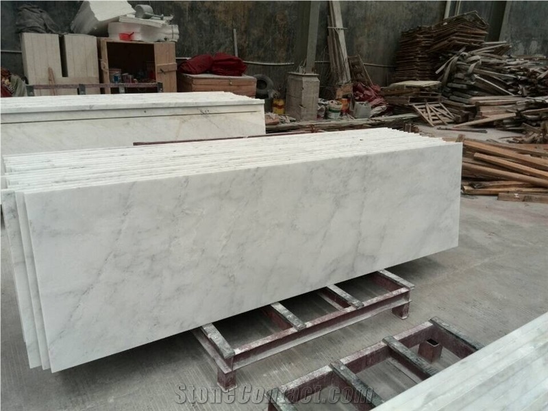 High Quality Natural Stone Slab Oriental White Marble Tile, China White Marble
