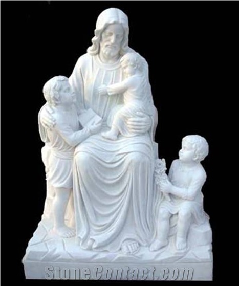 Hot Sell White Marble Stone Carving and Sculpture on Sale