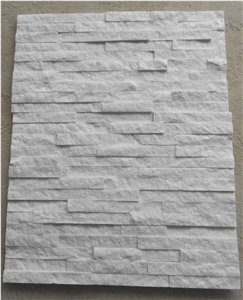 Hot Sell White Quartzite Culture Stone Stone Wall Decor