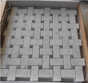Made in China New Carrara White Marble Mosaic Bath Made in China New Carrara White Marble Mosaic Bath